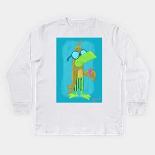 Wallflower Bird! Kids Long Sleeve T-Shirt